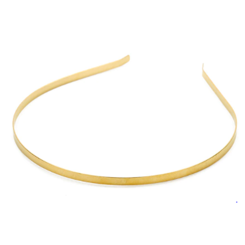 Lot de 2 serres tête en métal doré - 5 mm