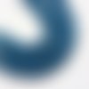1 chapelet de perles heishi - rondelles en pâte polymère - 4 mm - bleu - r490