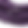 1 chapelet de perles heishi - rondelles en pâte polymère - 4 mm - violet - r450