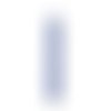 1 pendentif - sequin bâton - émaillé bleu roi- laiton - r770