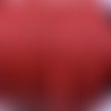 Cordon - lacet - aspect suédine - daim synthétique - 3 mm - rouge