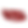 Lot de 10 perles en verre craquelées - rouge - 8 mm - p1350