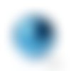 1 boule bola musical de grossesse - grelot mexicain - 18mm - bleu nacré - r249