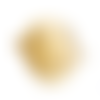 1 breloque pendentif - yin yang dorée - acier inoxydable