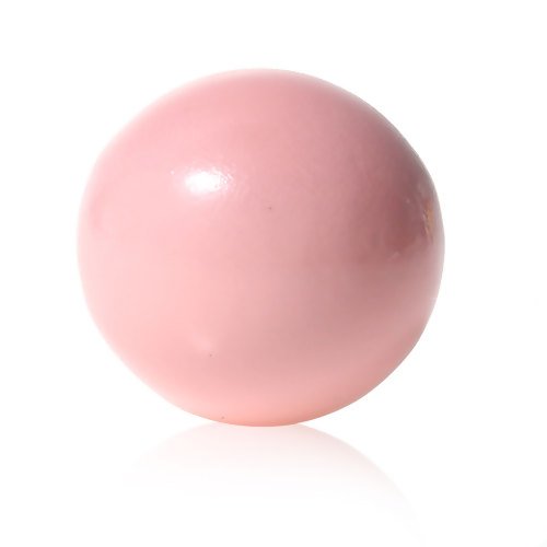 1 boule bola musical de grossesse - grelot mexicain - 16 mm - rose - r834