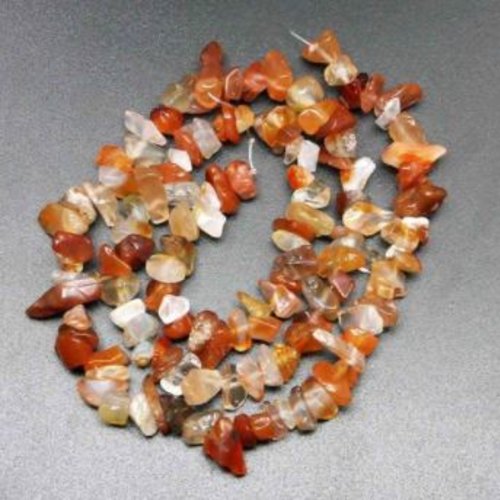 Perle chips agate - lot de 10 - formes irrégulières - p893