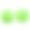 1 stop cordon rond - 18 mm - vert fluo - r571