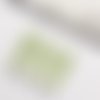 Stylo à bille personnalisable avec des perles - couleur vert anis