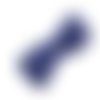 Galon croquet - ruban zig zag - bleu marine - 5 mm