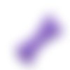 Galon croquet - ruban zig zag - violet - 5 mm