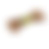 Galon croquet - ruban zig zag - beige - 5 mm