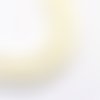1 chapelet de perles heishi - rondelles en pâte polymère - 4 mm - beige - r610