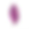 1 pendentif forme goutte d'eau x 3 - simili cuir - violet pailleté et uni - r787