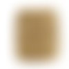 50 cm de chaine à perles tube - acier inoxydable - doré -  r179