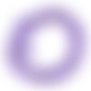 2 perles tube en pâte polymère - fantaisie violet - p189-12