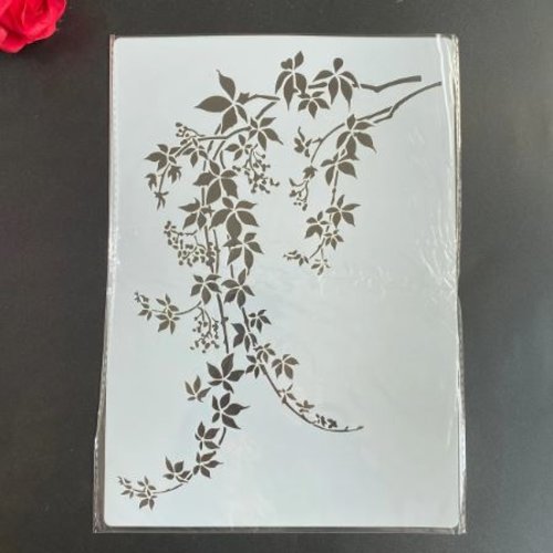 1 pochoir souple feuille - stencil - plastique