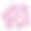 1 pendentif breloque - ourson kawaii rose