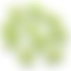 1 pendentif breloque - ourson kawaii vert