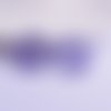 1 pendentif - breloque fée - elfe - estampe - filigrane - laser cut - violet