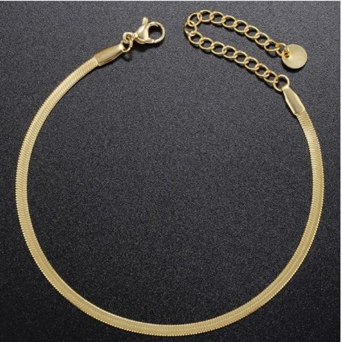 1 support bracelet à customiser - couleur métal doré