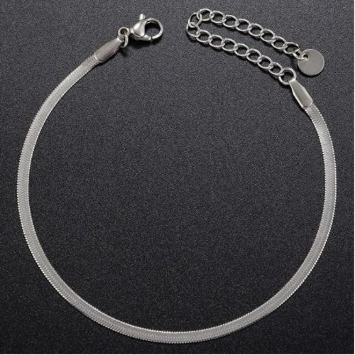 1 support bracelet à customiser - couleur métal argenté