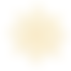 1 pendentif - estampe en filigrane - soleil - doré - r478