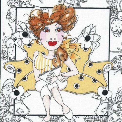 1 coupon tissu patchwork / appliqué / vignette - 18 x 20 cm - loralie couture - n°6