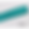 Ruban gros grain uni - bleu turquoise - 09 mm - vendu au mètre