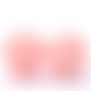 4 perles spirales en silicone - rose - 15 mm - r622