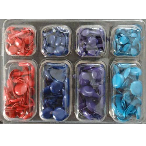 Lot de 140 attaches parisiennes - brads