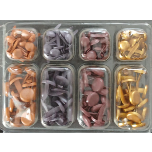 Lot de 140 attaches parisiennes - brads