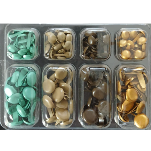 Lot de 140 attaches parisiennes - brads