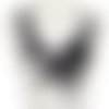 1 col - encolure - plastron - dentelle - noir - cp-n-14