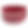 1 bracelet multi- rangs - simili cuir strass - rouge