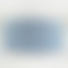 Ruban organza - plumetis - 25 mm - fond bleu 