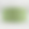 Ruban organza - plumetis - 25 mm - fond vert 