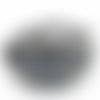 Ruban gros grain uni - gris foncé - 25 mm - vendu au mètre