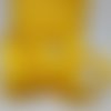 Passepoil - coton  - jaune à pois blanc  - 12 mm - vendu au mètre