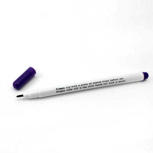 1 stylo pour tissu effaçable à l'eau encre violette 