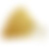 Lot de 2 pompons glands couleur doré doux et soyeux - 80 mm