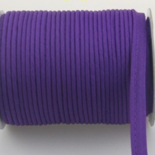 Passepoil - dépassant - coton  - violet - 12 mm - vendu au mètre