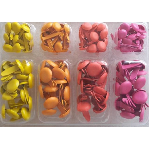 Lot de 140 attaches parisiennes - brads