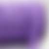 Ruban élastique à volant - violet - vendu au mètre
