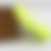 1 m de ruban en satin - jaune fluo - 6 mm 