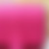 Ruban fantaisie résille - élastiqué - rose foncé - 16 mm - vendu au mètre