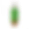 1 breloque pendentif crayon vert - ecole - résine