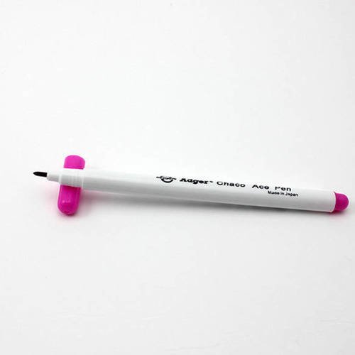 1 stylo pour tissu effaçable à l'eau encre rose 