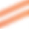 Galon croquet - ruban zig zag - orange avec un fil doré - 8 mm 