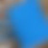 Galon croquet - ruban zig zag - bleu turquoise - 5 mm 