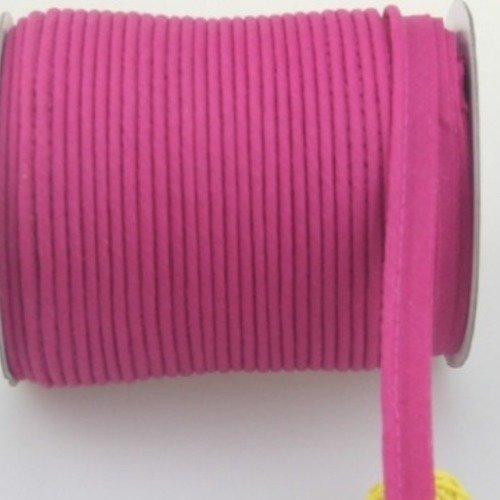 Passepoil - dépassant - coton  - fuchsia - 12 mm - vendu au mètre